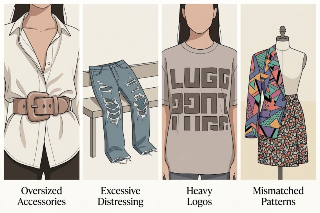 Fashion mistakes to avoid when styling modern outfits